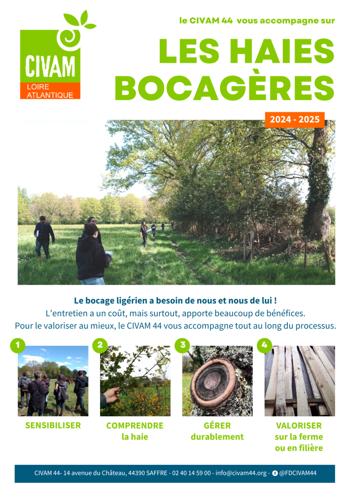 Les haies bocagères : programme 2024 / 2025