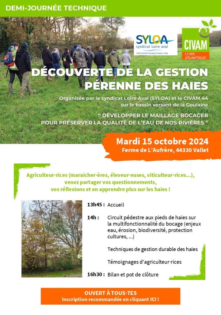 Découverte de la gestion pérenne des haies 1